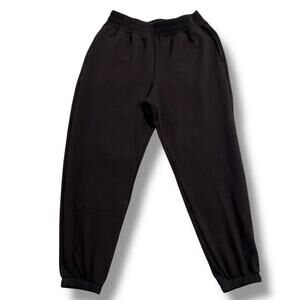 Suzette Collection Womens Joggers Sweatpants Casual Loungewear Black Medium